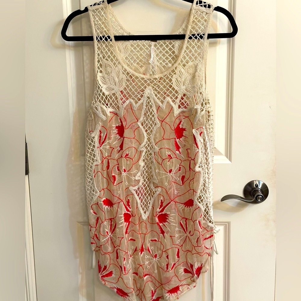 Free People Tunic Tank Top, Size Medium